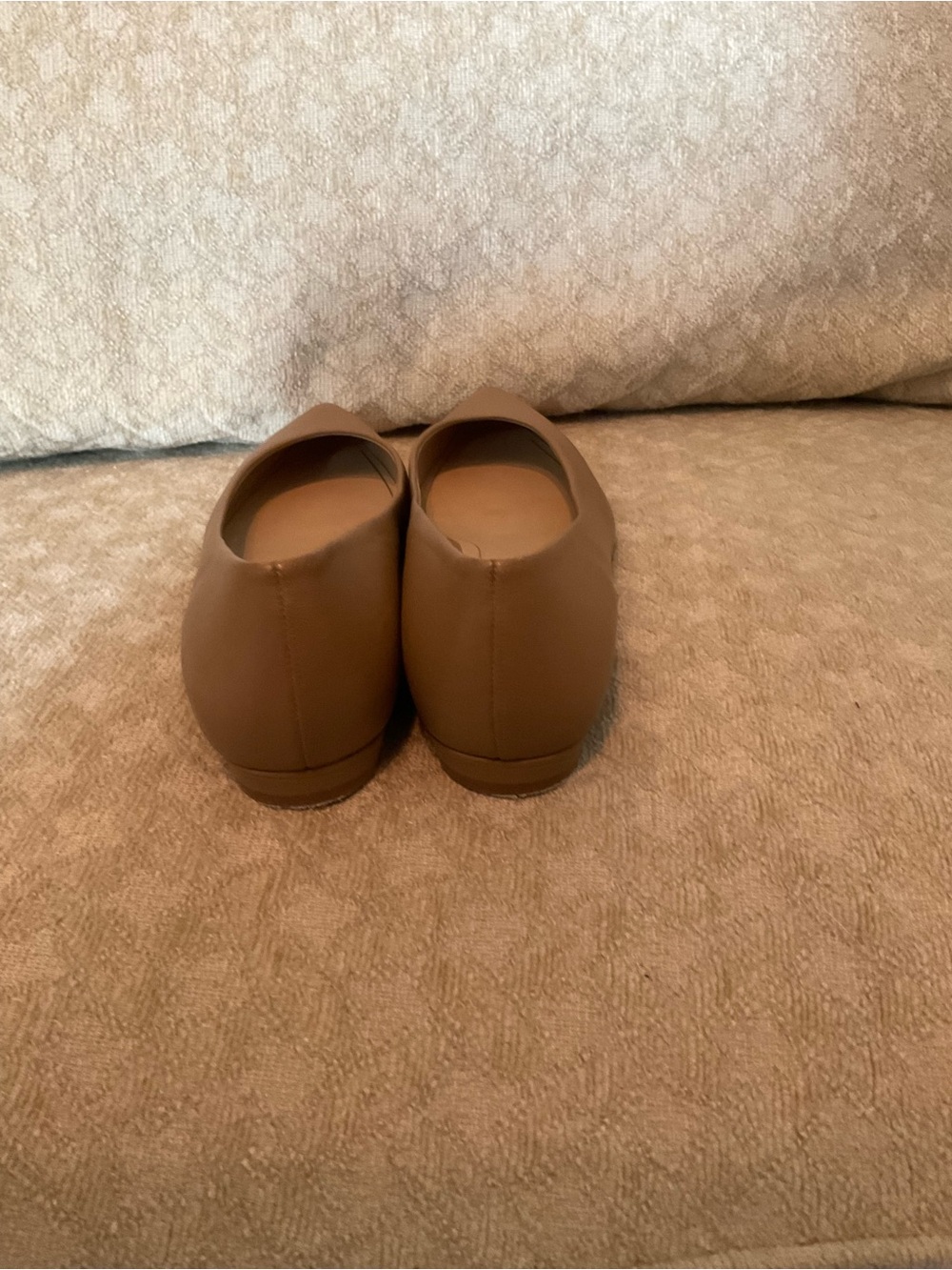 Vionic Pointed-Toe Flats in Light Brown - Picture 3 of 6
